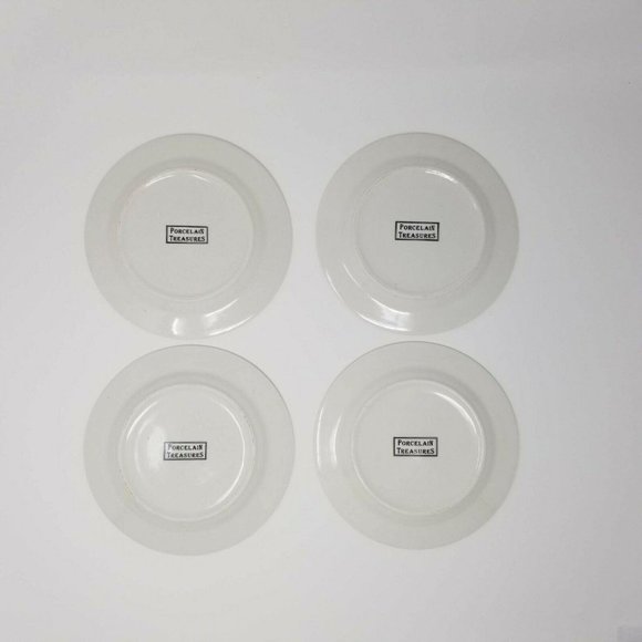 Porcelain Treasures Dessert Plates Antique Chairs - Picture 2 of 12